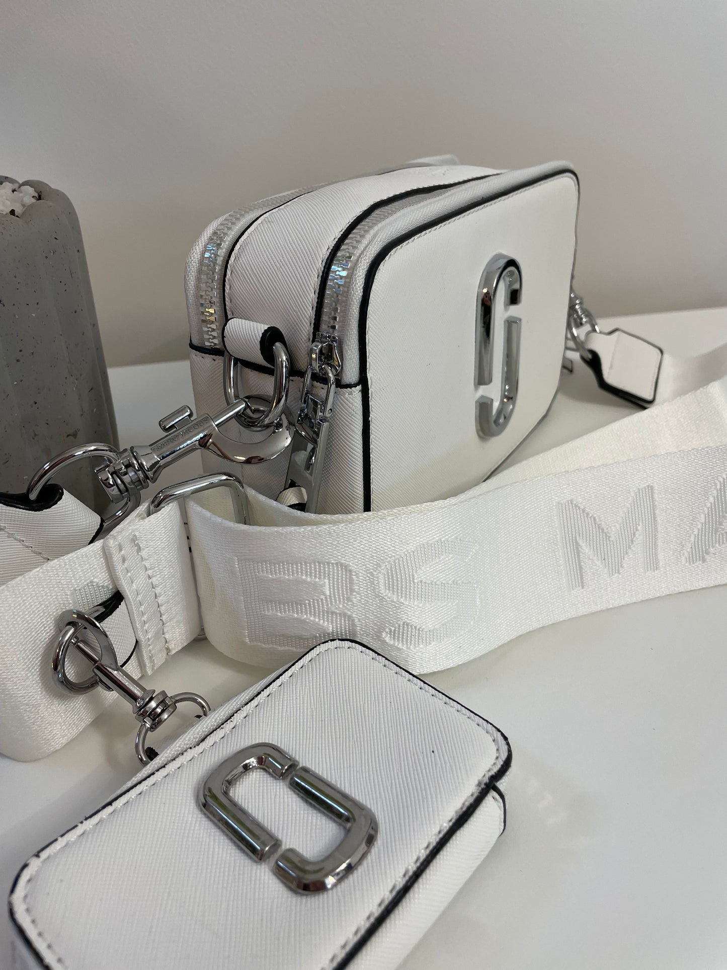 Bandolera blanca MJ premium